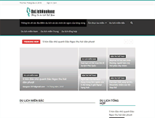 Tablet Screenshot of dulichnonnuoc.com